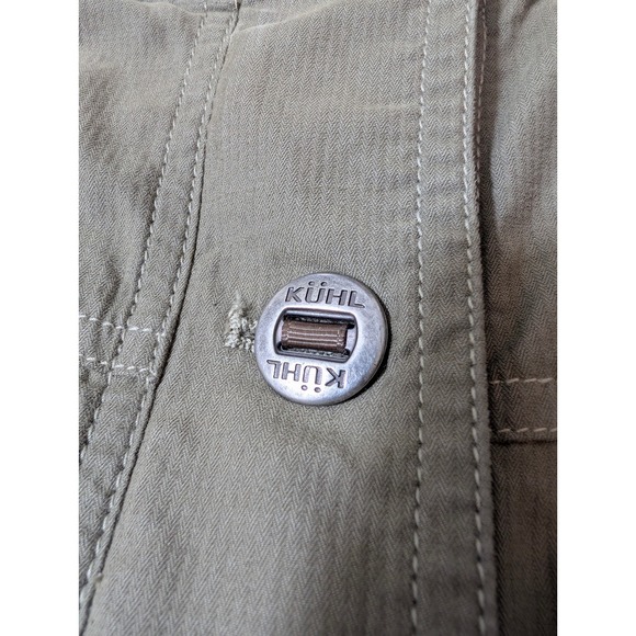 Kuhl Utility Rekon Jacket Womens Sm Green Stretch Stowaway Hood L/S Outdoor Coat - Picture 3 of 15